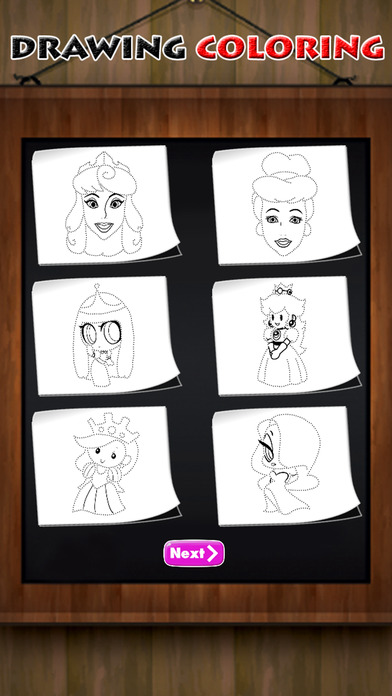 How to Draw Little Princess on Sketch Line screenshot 4