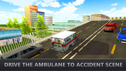 Real Ambulance Rescue Driving - Car Driver Game screenshot 2