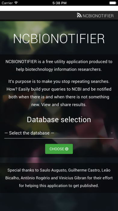 NCBIoNotifier screenshot 2