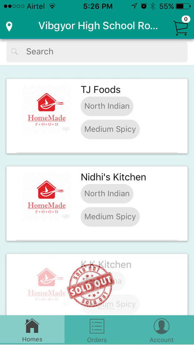 flappy home food delivery app screenshot 2