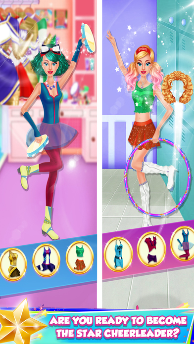 Cheerleader Dance Salon - Makeover Games for girls screenshot 2