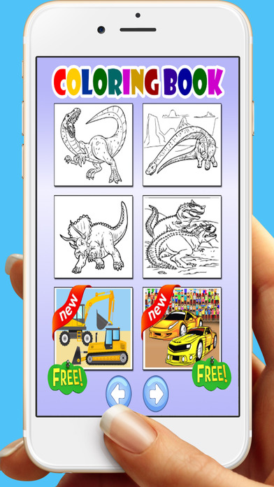 Coloring Book Dinosaurs  Games For Kids screenshot 4