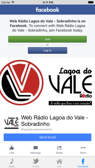 Rádio Lagoa do Vale screenshot 3