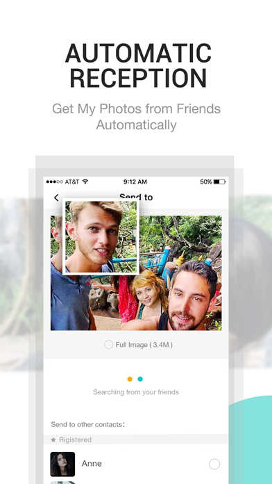 FissLink - Auto share photo to people in the photo screenshot 4