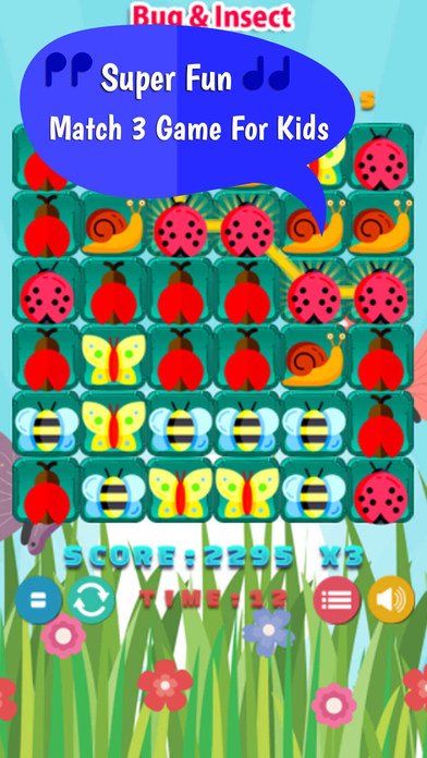 Bugs And Insects Match3 Blast Games screenshot 2