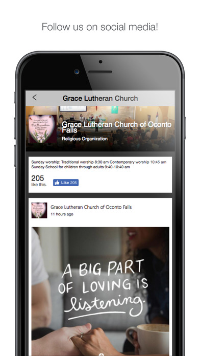 Grace Lutheran Church-OF screenshot 2