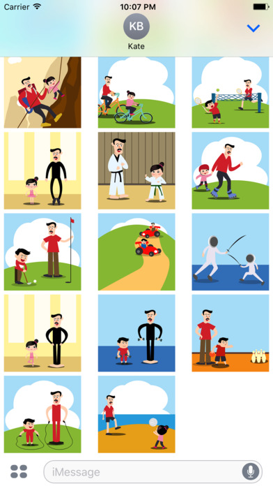 Sports Dad Happy Father's Day Stickers screenshot 2