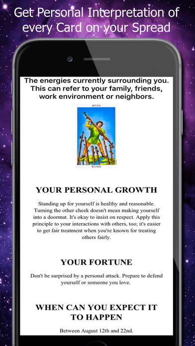 Tarot Cards Spread Reading Fortune Teller screenshot 2