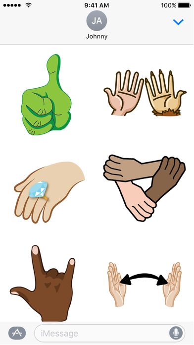 Hand Gestures Emoji screenshot 3