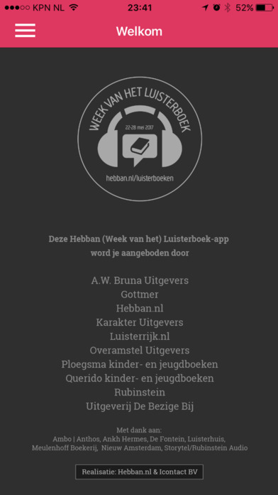 Hebban Luisterboek-app screenshot 2