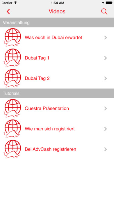 Q-World Europe App - PraeVeniere GmbH screenshot 3