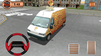 Flying Pizza Delivery Van – Ultimate Driving Fun screenshot 4