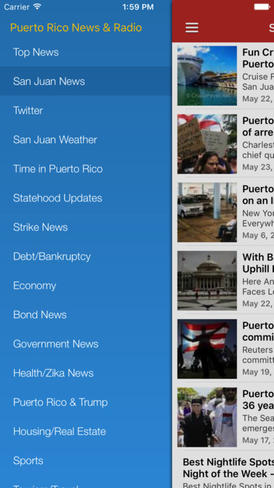 Puerto Rico News & Radio - English Updates screenshot 2
