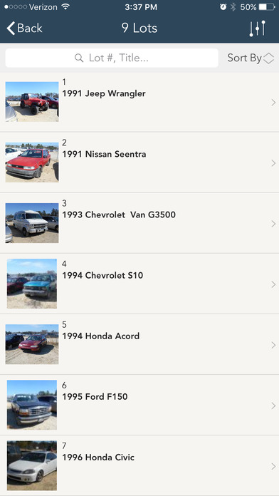 MEA Auctions screenshot 2