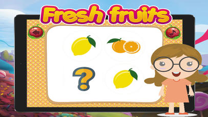 The Fresh Fruits Fun Matching Games screenshot 3