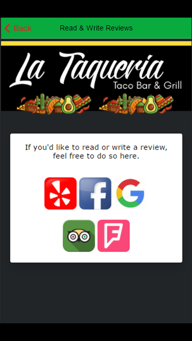 La Taqueria Taco Bar & Grill screenshot 3