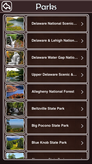 Pennsylvania National & State Parks screenshot 3
