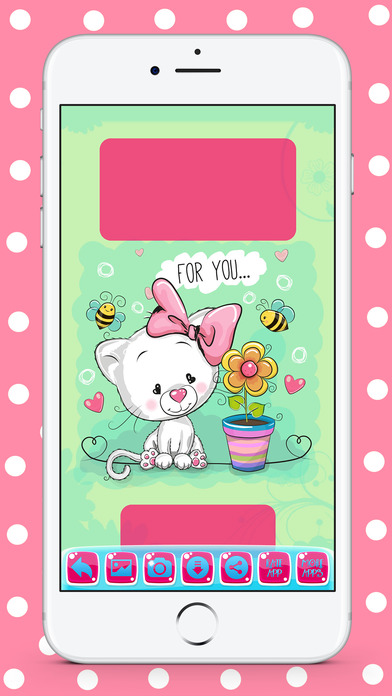 Cute Pink HD Wallpaper Maker screenshot 4
