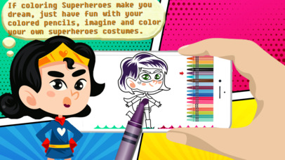 Superhero Coloring Game - The buddy artstudio screenshot 3