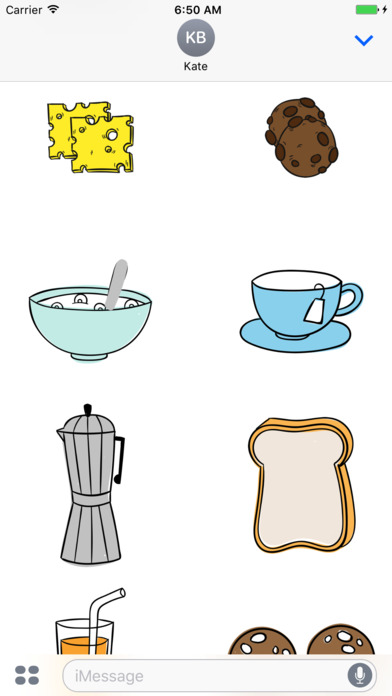 Breakfast Stickers for iMessage screenshot 4