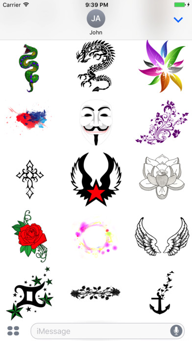 Artistic Stickers for iMessage screenshot 2