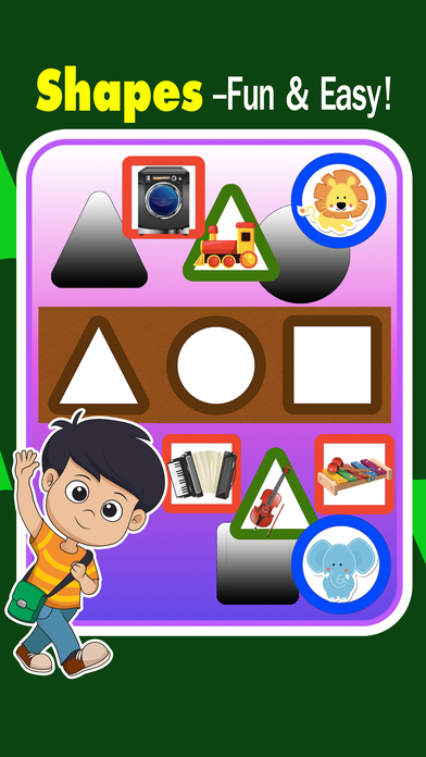 Young smart boy learning with educational cards screenshot 3