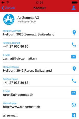 Air Zermatt AG screenshot 3