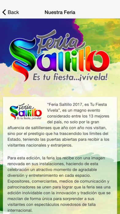 Feria Saltillo 2017 screenshot 2