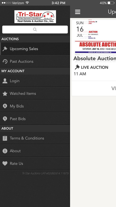 Tri-Star Auction screenshot 3