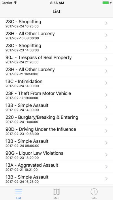 Rockford Crime Offenses - Crimes From 2011 To Now screenshot 3