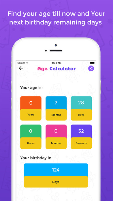 Age Calculator - Birthday Calculator screenshot 4