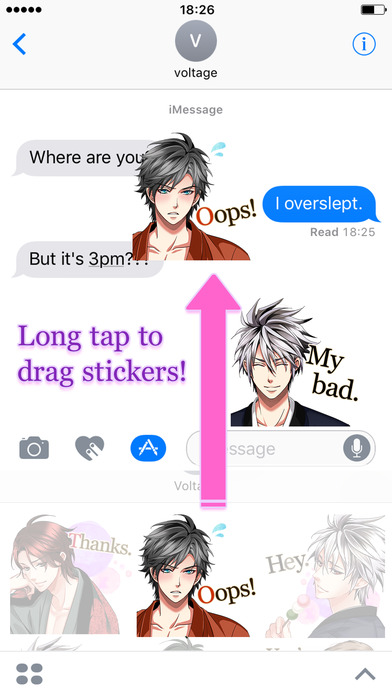 Samurai i Messenger Sticker screenshot 3
