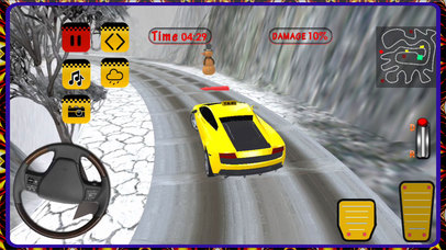 Snow Taxi Drive : Extreme Car Driving Game - Pro screenshot 2