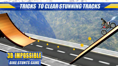 3D Impossible Bike Stunts Game screenshot 4