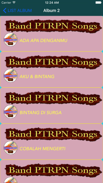 Lagu Mp3 Band PTRPN screenshot 2