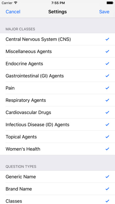 Pharmacy Top 200 Drugs Quiz screenshot 2