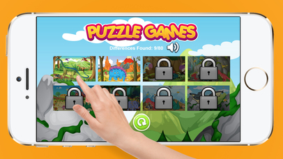 Kid Dinosaur World puzzle games -Find Differences screenshot 2