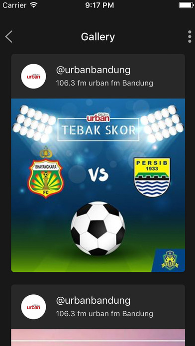 Urban Radio Bandung screenshot 2