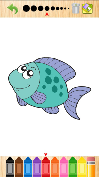E-Book Ocean Coloring-Paint Aquatic Animals Pages screenshot 3