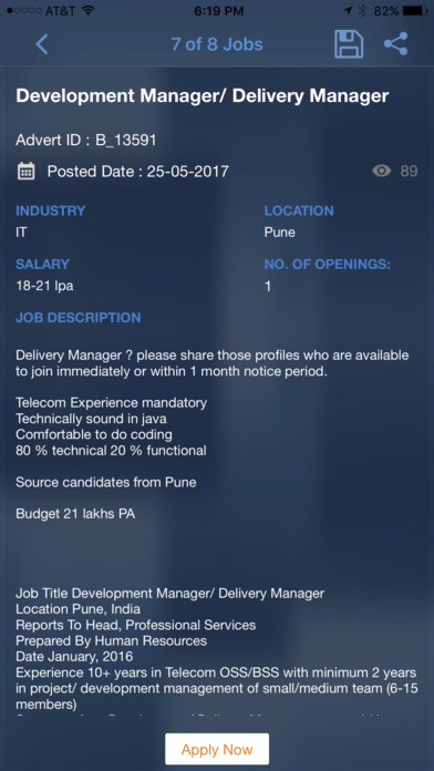 Jobs - Experis India screenshot 3
