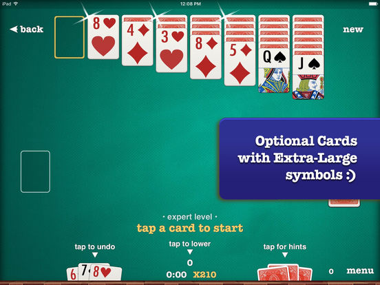 Solitaire ▻ Spiderette +screeshot 4