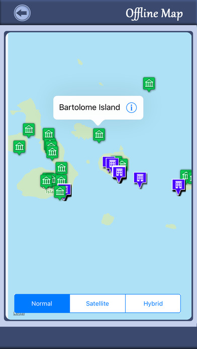 Galapagos Island Offline Map Guide screenshot 2