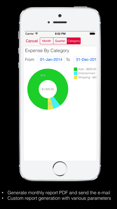 Home Budget Expense Account Manager Pro screenshot 4