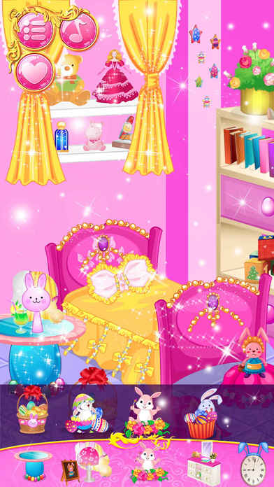 公主布置房间 - 女孩子的水疗、化妆、美甲 screenshot 2