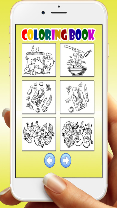 Vegetables Coloring Book Game For Kids screenshot 2