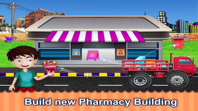 Pharmacy Construction – Shop Builder Game screenshot 3