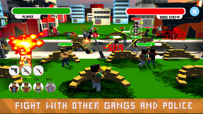 Blocky Shooter: Mafia War Full screenshot 2