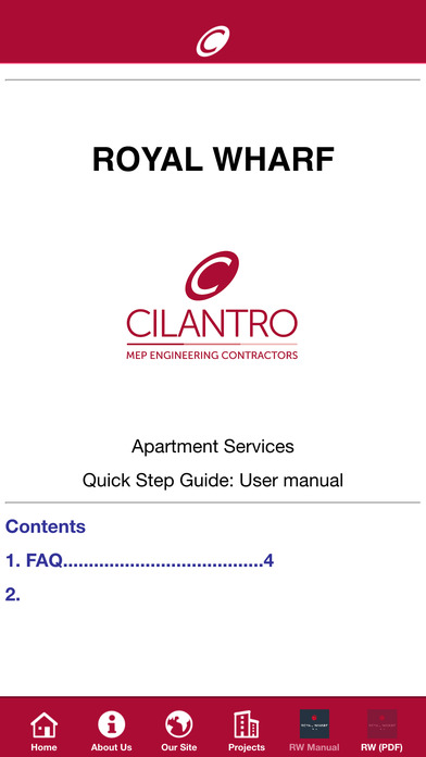 Cilantro Eng - Manuals screenshot 4