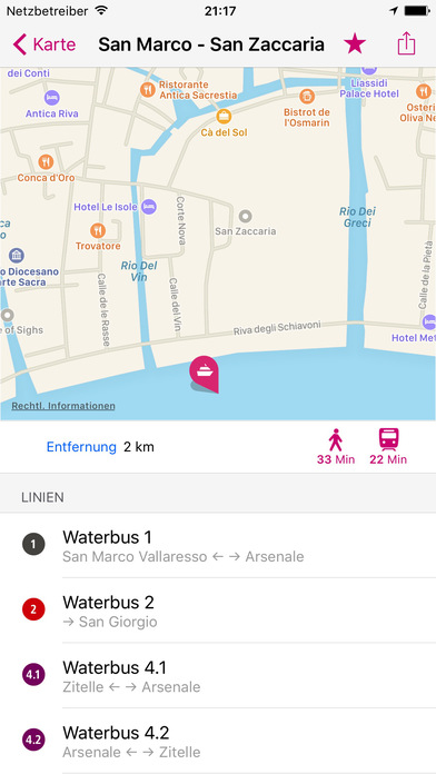 Venice Rail Map screenshot 2