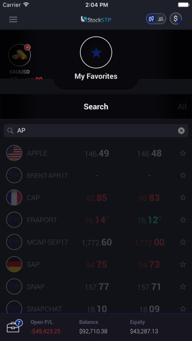 StockSTP SIRIX Mobile screenshot 4